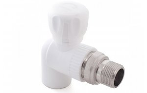 Кран шар РР для радиатора 25-3/4" угловой
