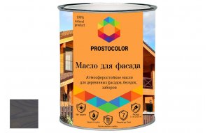 PROSTOCOLOR масло для фасада графит 2,2л