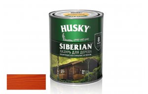 HUSKY SIBERIAN ЛАЗУРЬ 0,9л п/глянцевый рябина