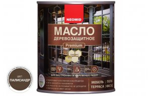 Масло деревозащитное NEOMID Premium Палисандр 0,75л