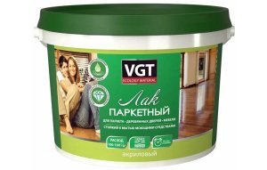 Лак акриловый паркетный матовый ВГТ 2,2кг