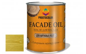 PROSTOCOLOR масло для фасада дуб 0,75л