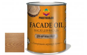 PROSTOCOLOR масло для фасада мокачино 0,75л