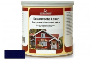 Декоративная восковая эмаль Borma Wachs цв.140 темно-синий 750мл