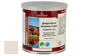 Декоративное восковое покрытие Holzwachs Lasur цв. 50 белый, 5л