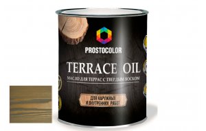 PROSTOCOLOR масло для террас серый шелк 0,04 пробник